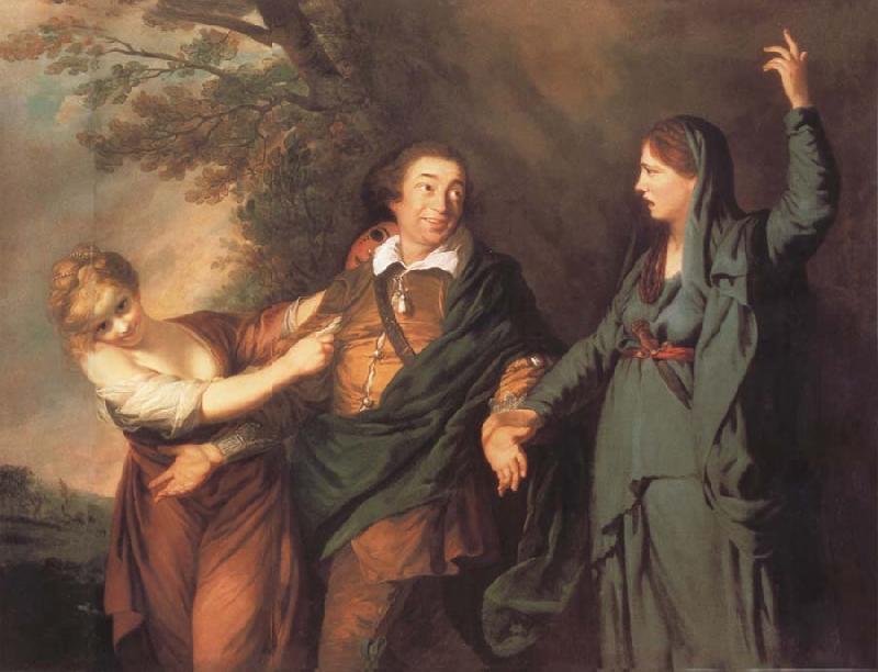 REYNOLDS, Sir Joshua Garrick Between tragedy and comedy